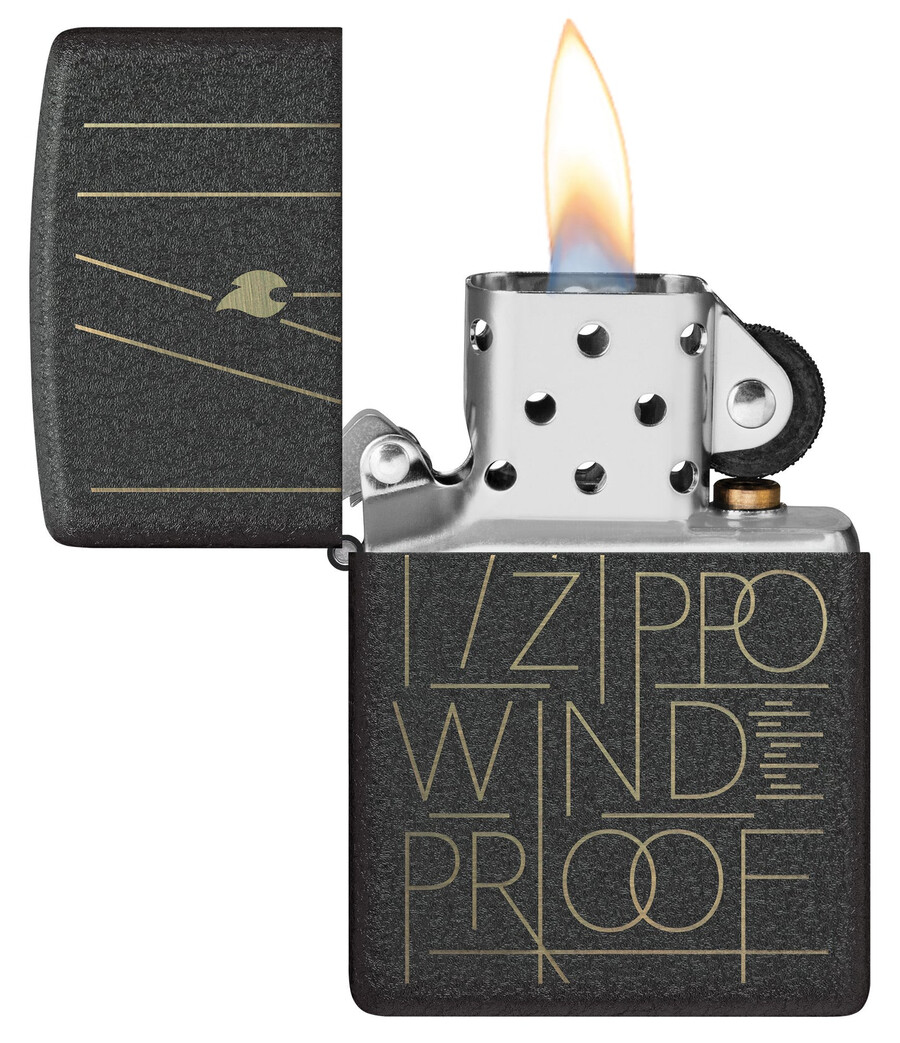 diseño zippo de arte lineal