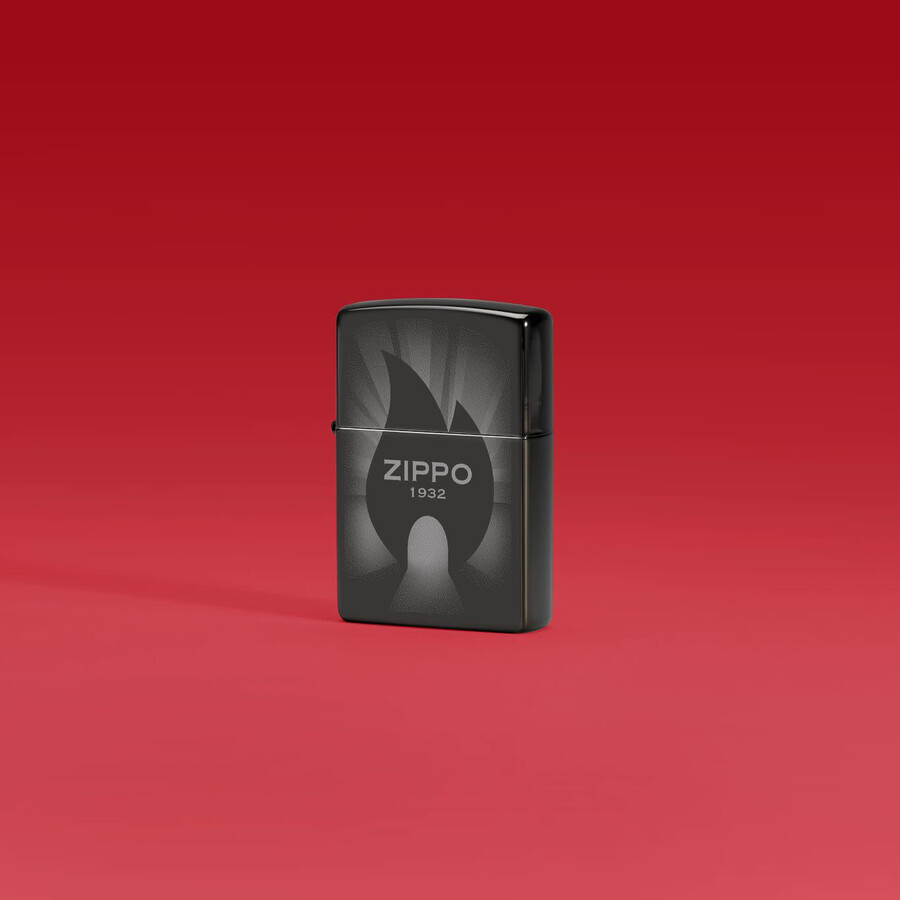 diseño radiante de zippo