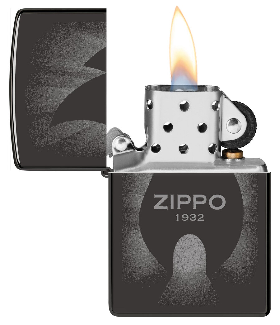 diseño radiante de zippo
