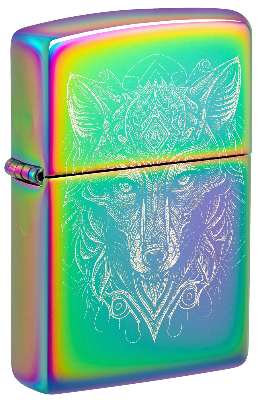 diseño de lobo místico