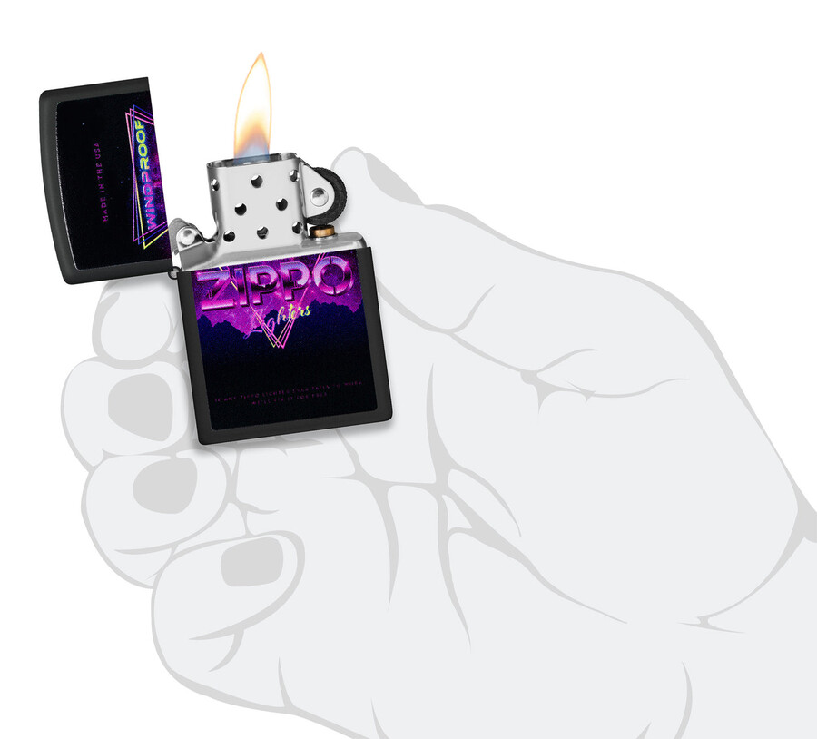 diseño de letrero zippo