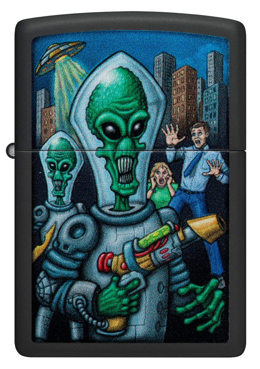 diseño de ataque alienígena