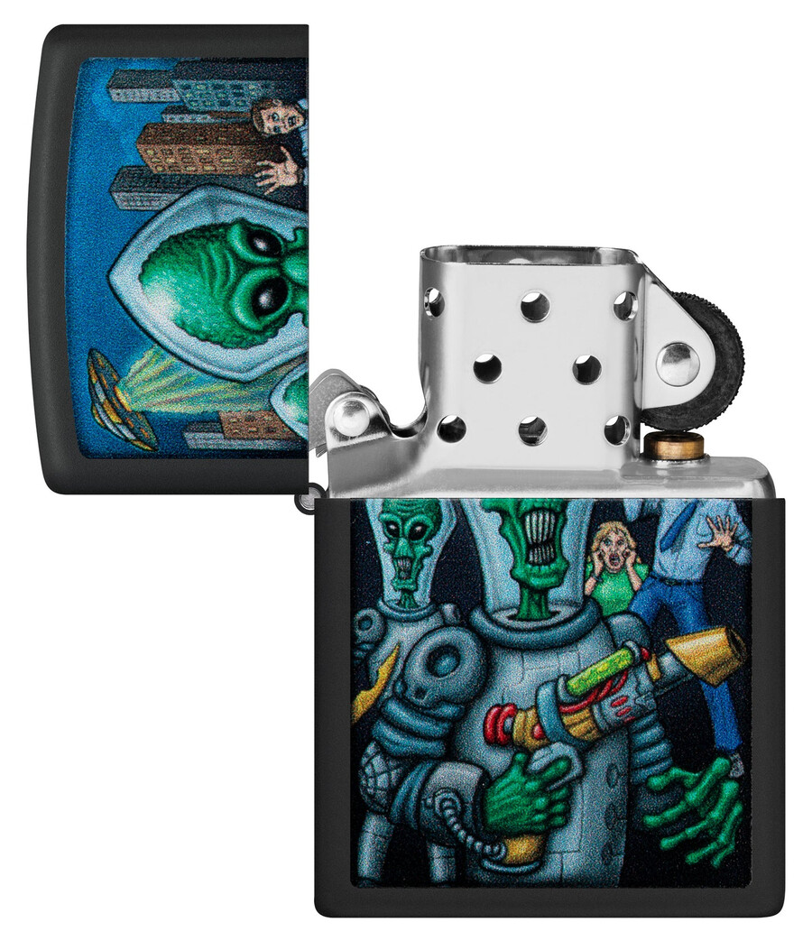 diseño de ataque alienígena