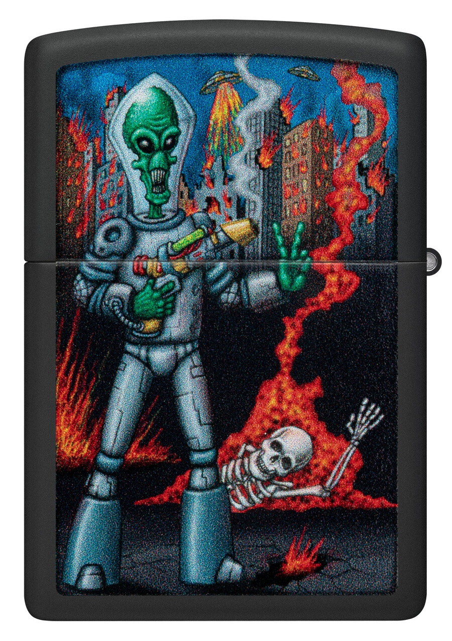 diseño de ataque alienígena
