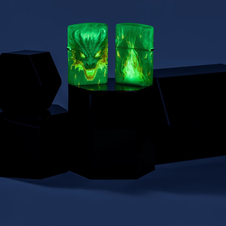 diseño de dragón brillante