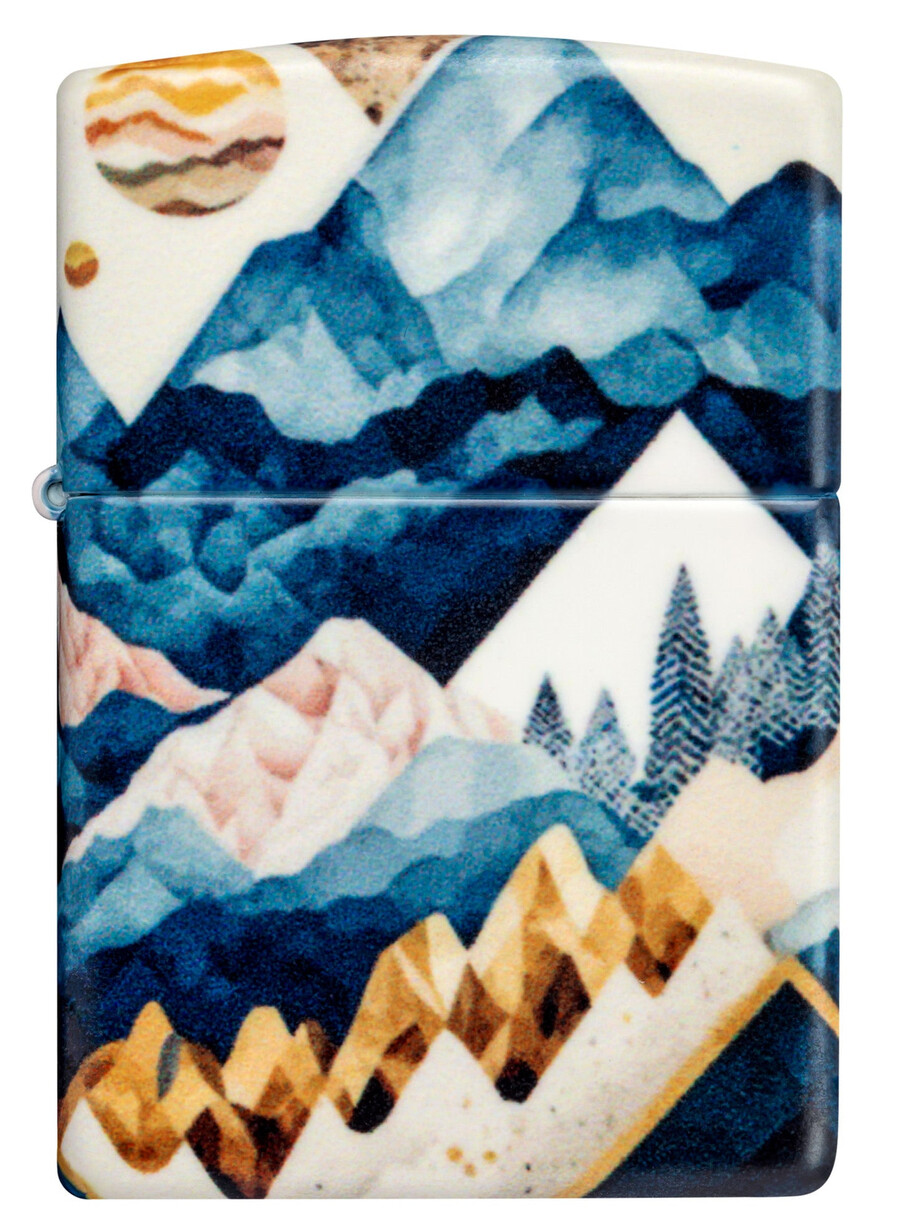 diseño de collage de montaña