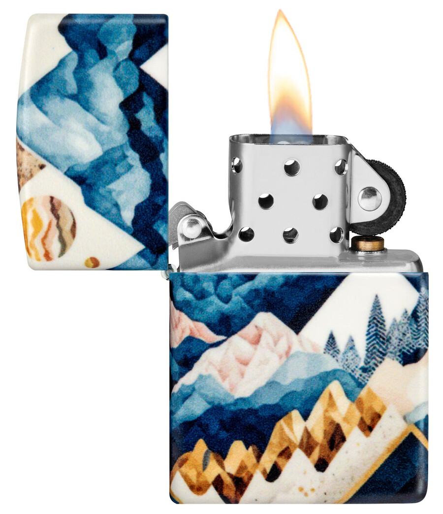 diseño de collage de montaña