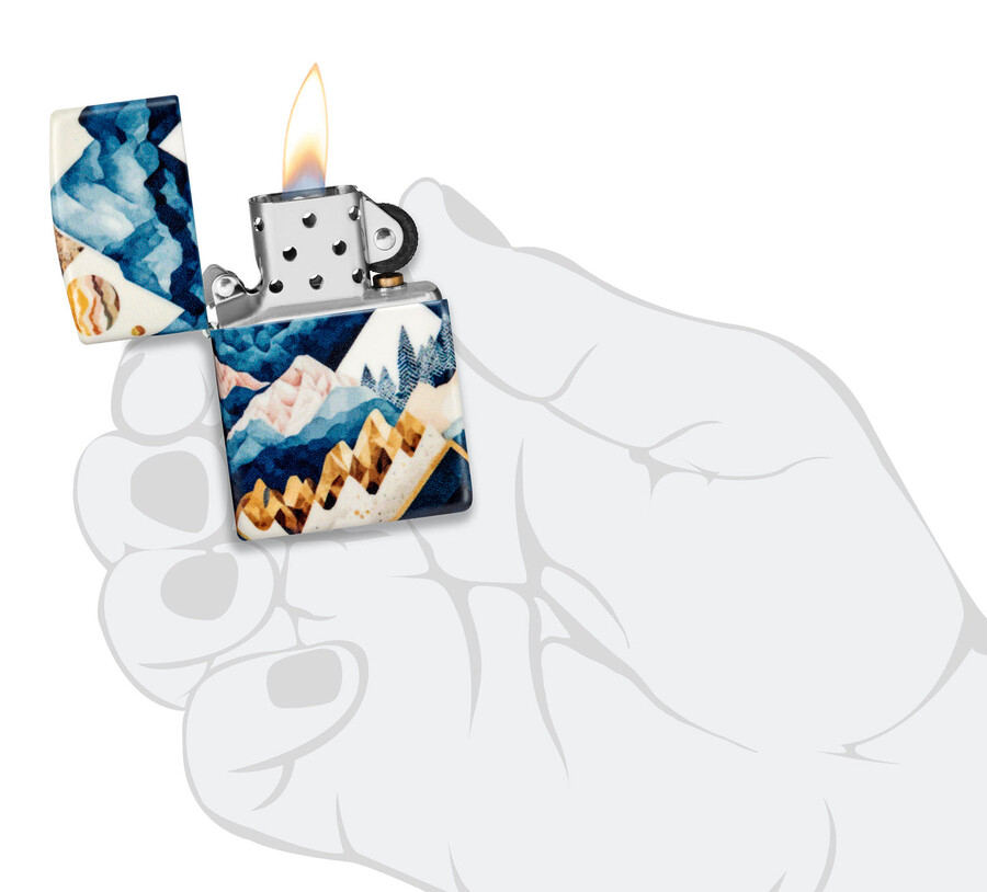 diseño de collage de montaña