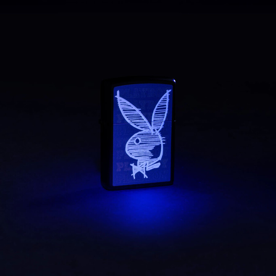 diseño de conejo de luz negra de playboy
