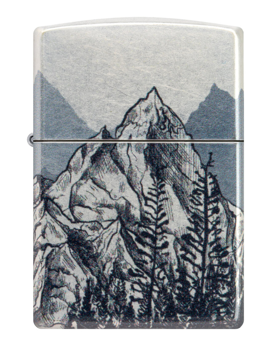 diseño de boceto de montaña
