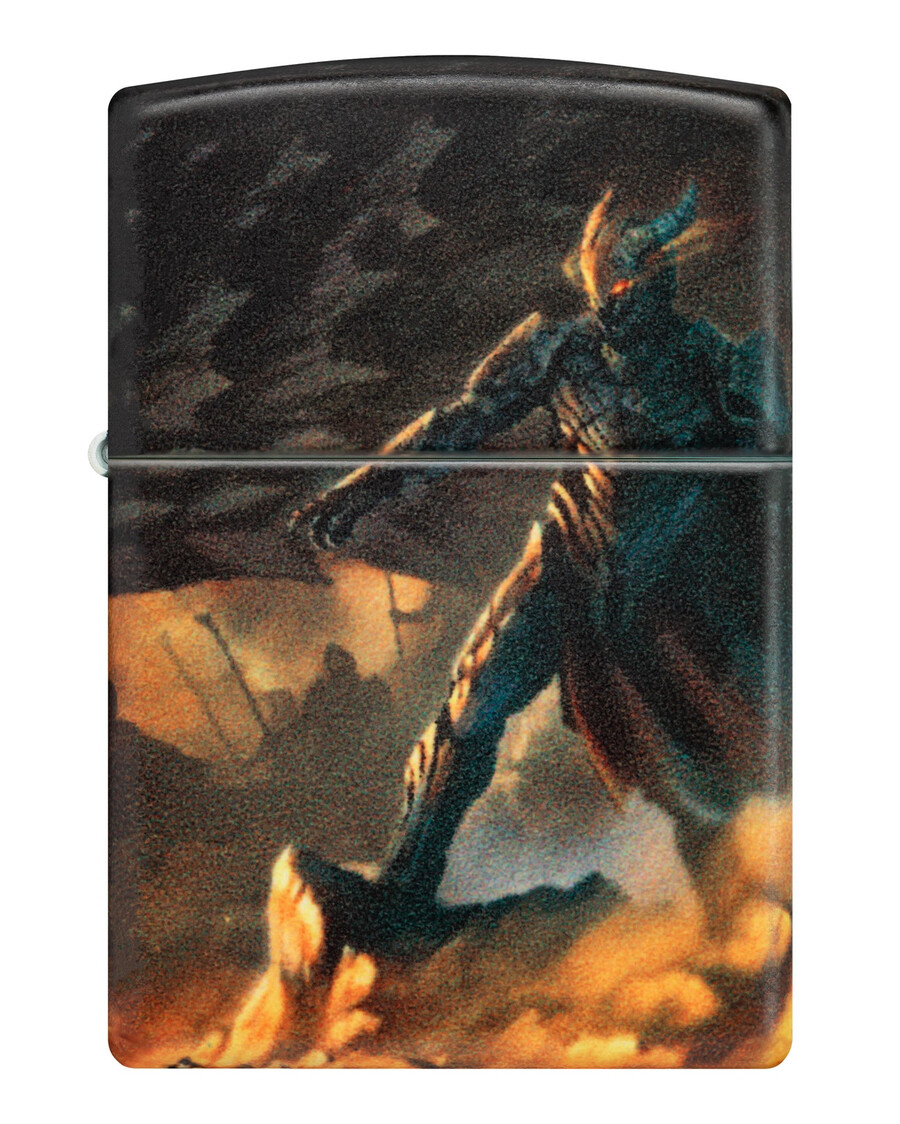 diseño de caballero y dragón