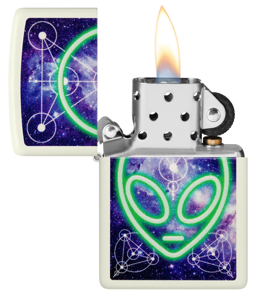 diseño alienígena brillante