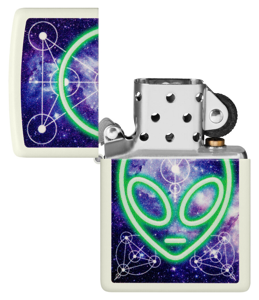 diseño alienígena brillante