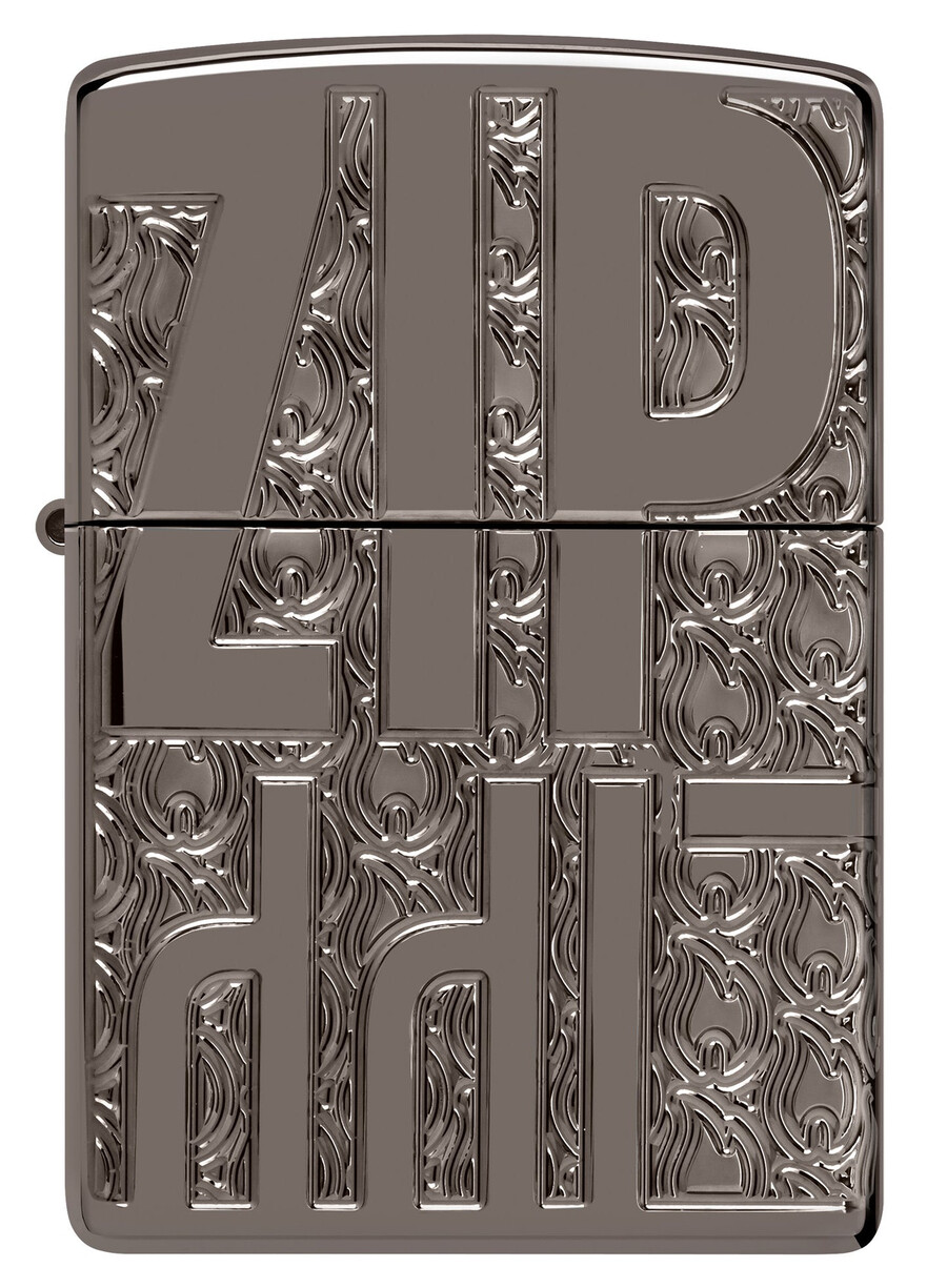 diseño zippo tallado al revés
