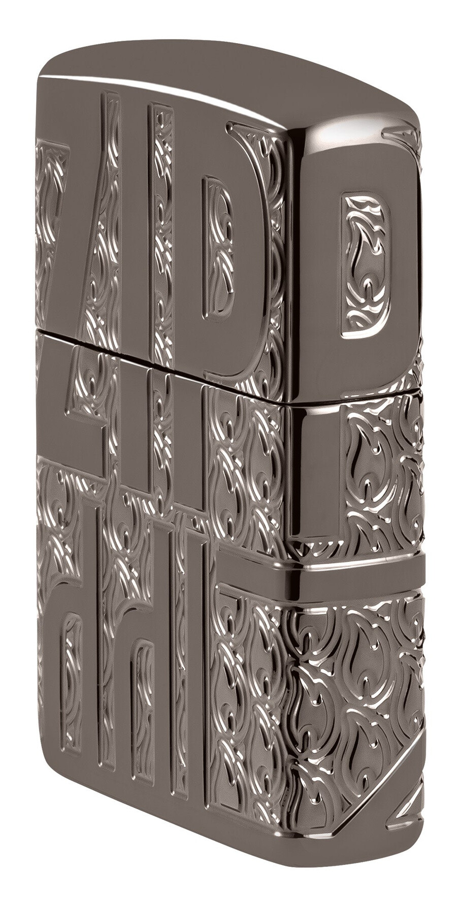 diseño zippo tallado al revés