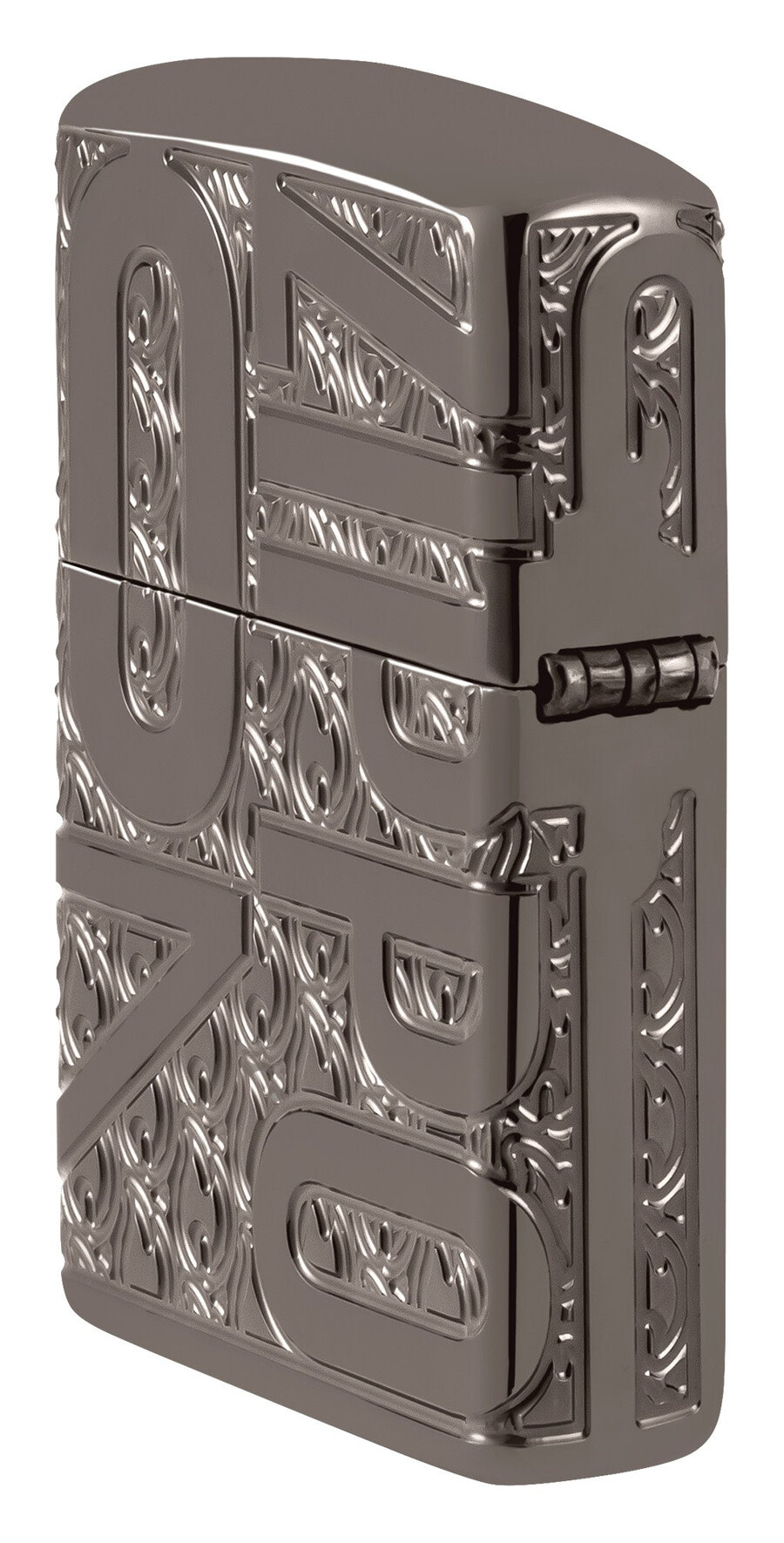 diseño zippo tallado al revés