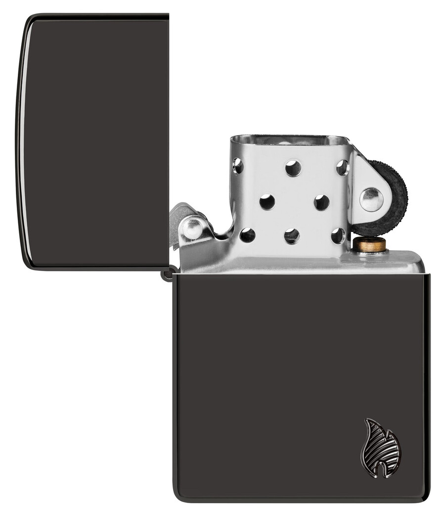 diseño de llama negra de alto brillo armor