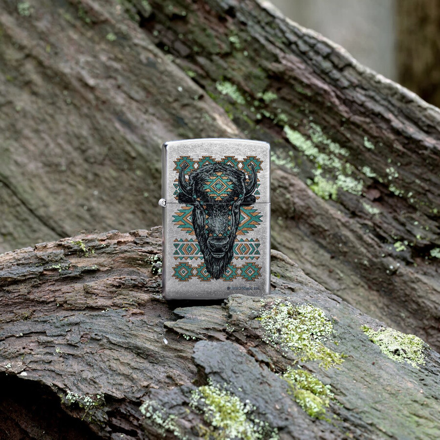 diseño de bisonte buck wear