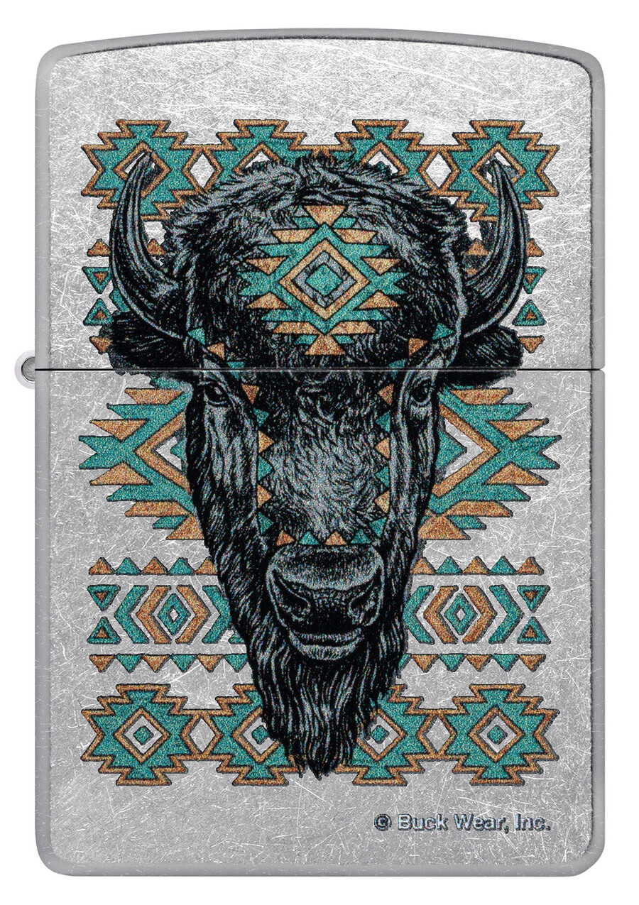 diseño de bisonte buck wear