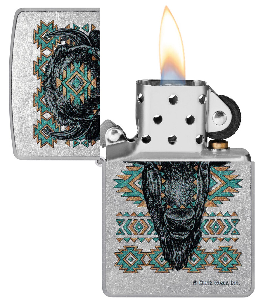 diseño de bisonte buck wear