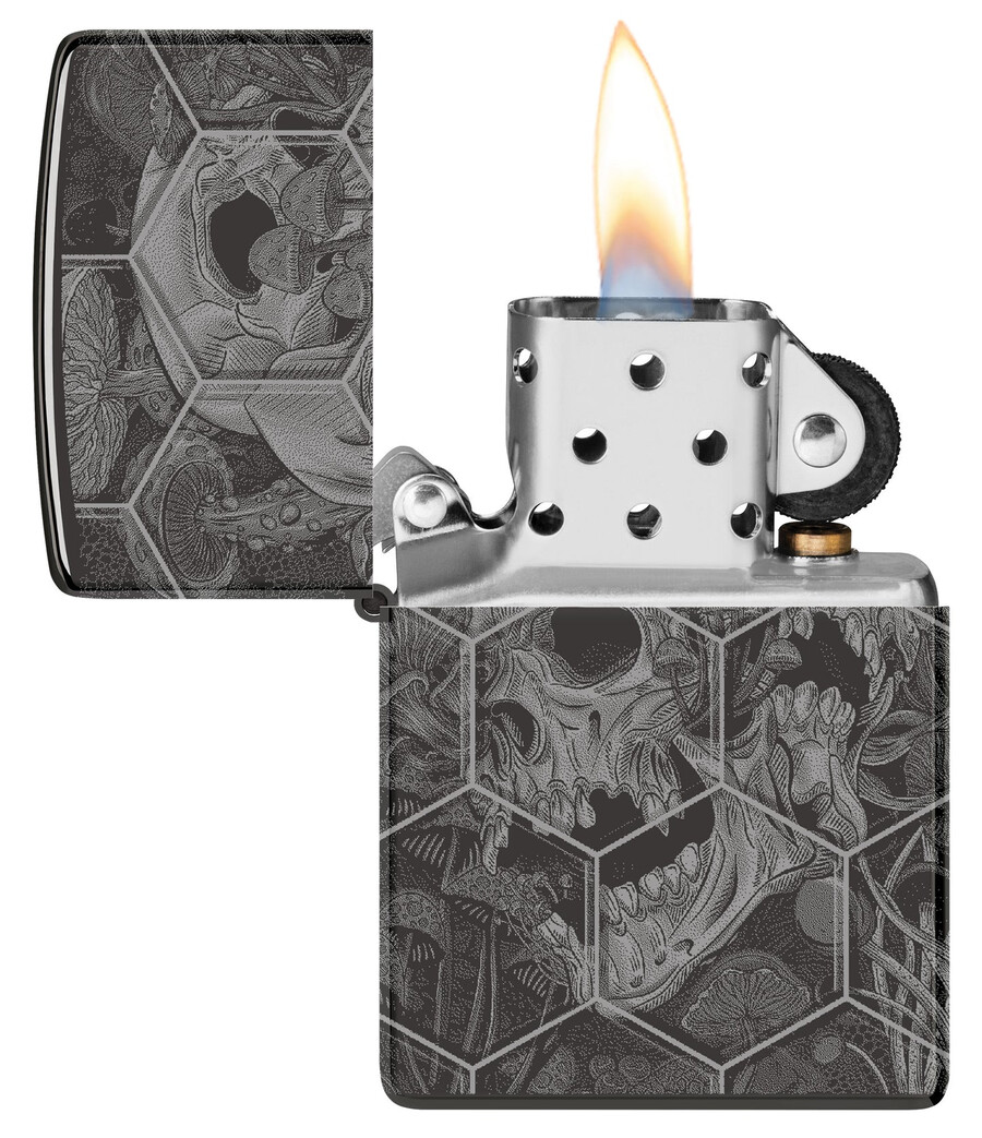 diseño de calaveras de hongos