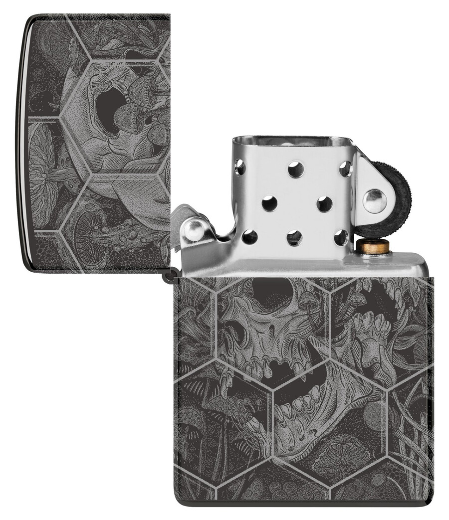 diseño de calaveras de hongos