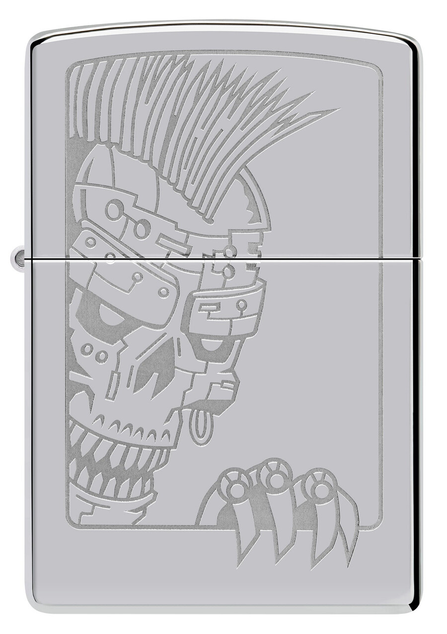 diseño de calavera mohawk