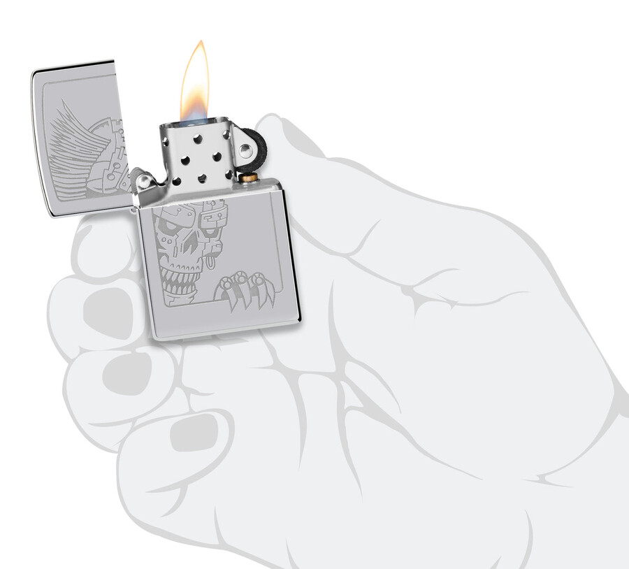 diseño de calavera mohawk