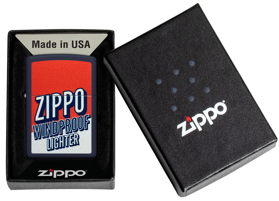diseño zippo con bloques de colores