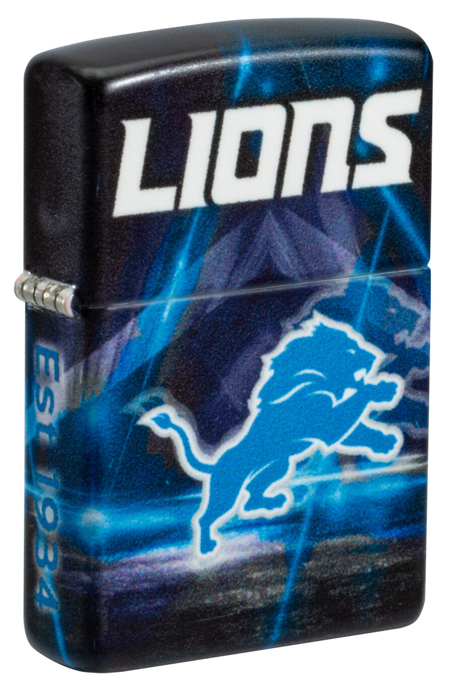 diseño de espíritu de equipo de los detroit lions de la nfl