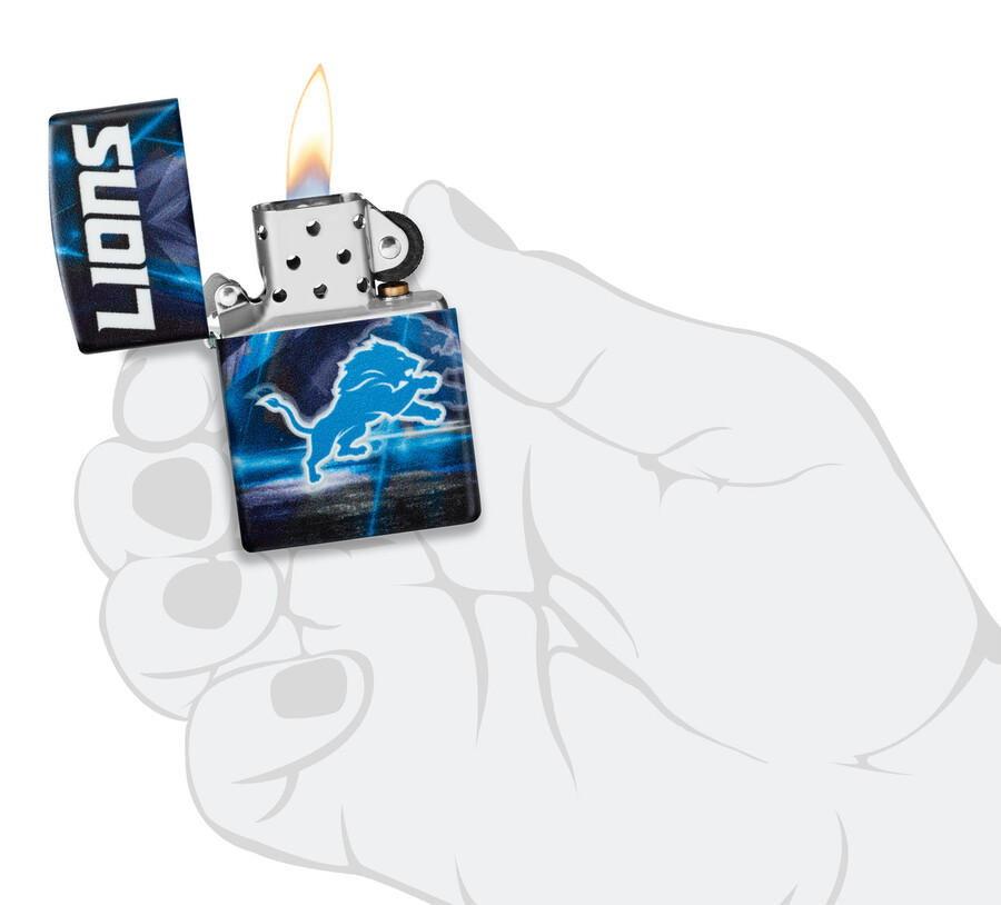 diseño de espíritu de equipo de los detroit lions de la nfl