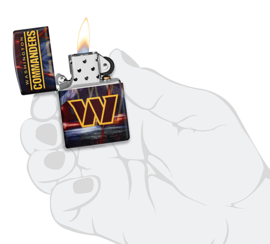 diseño de espíritu de equipo de los washington commanders de la nfl