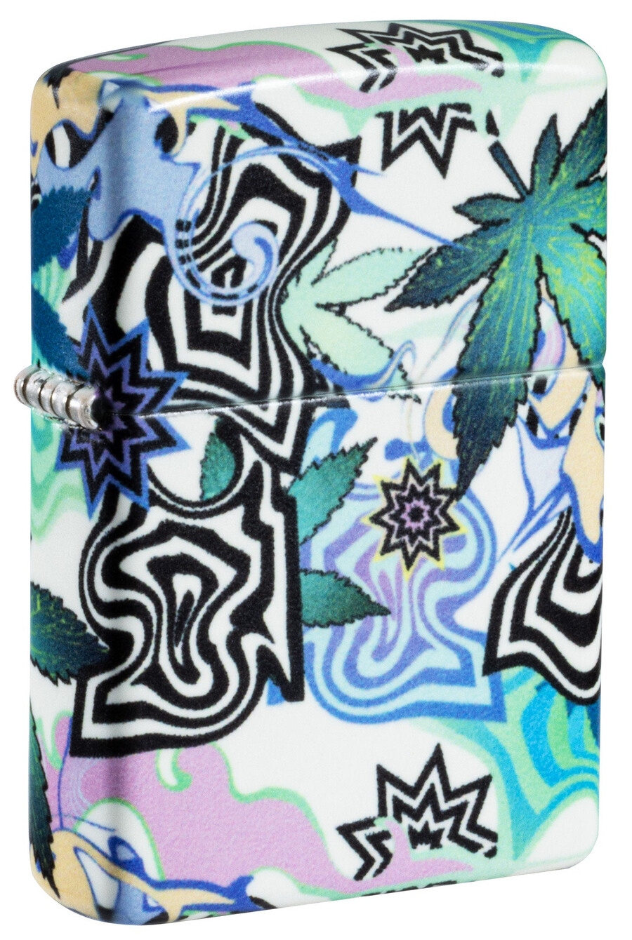 diseño abstracto de cannabis