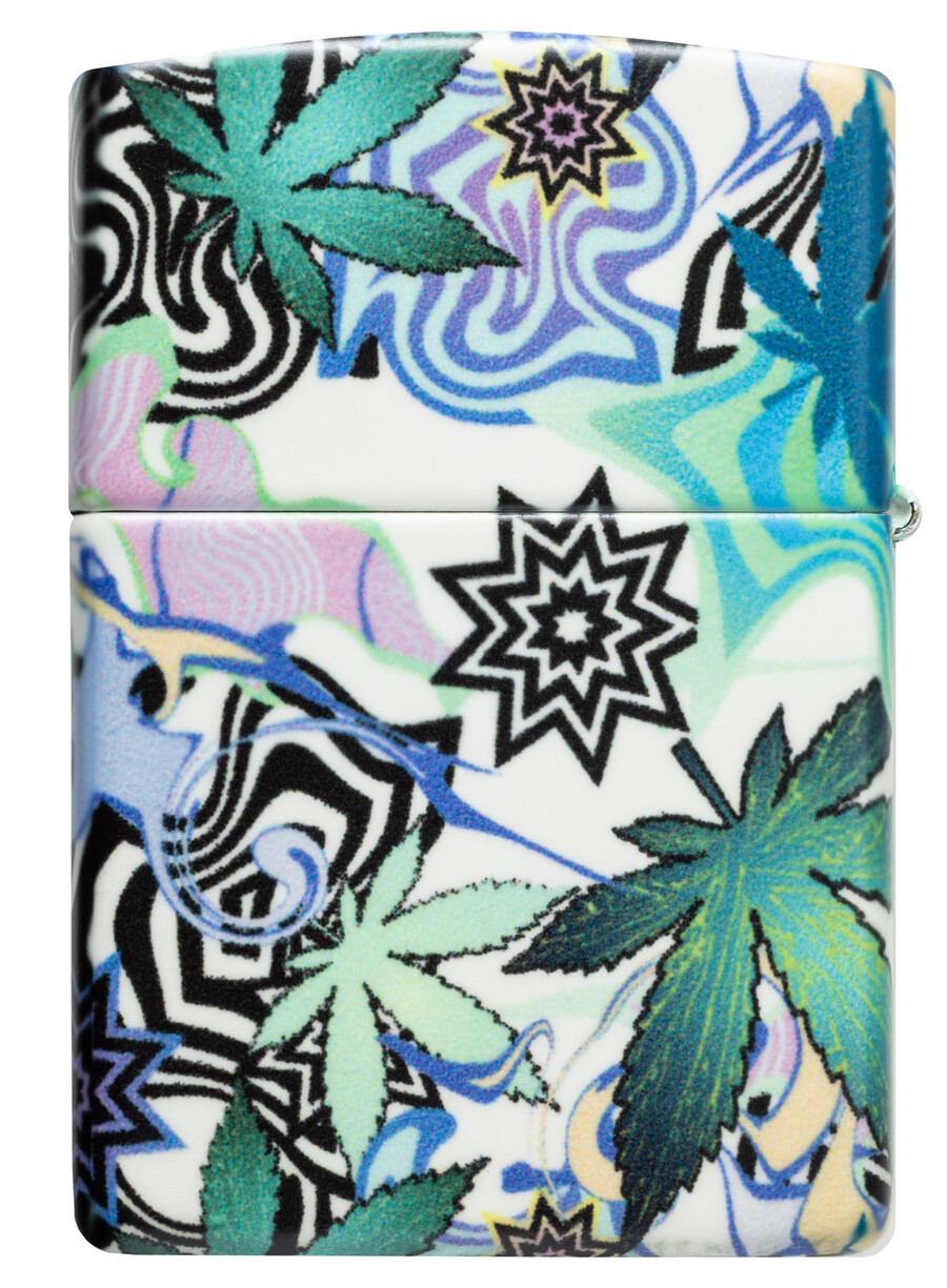 diseño abstracto de cannabis