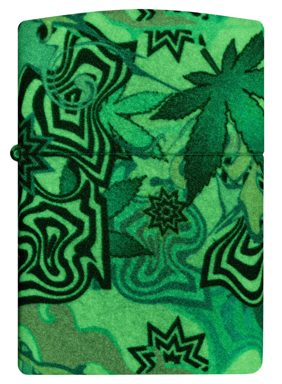 diseño abstracto de cannabis