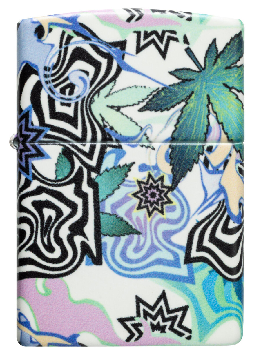 diseño abstracto de cannabis