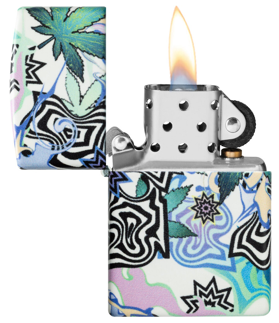diseño abstracto de cannabis