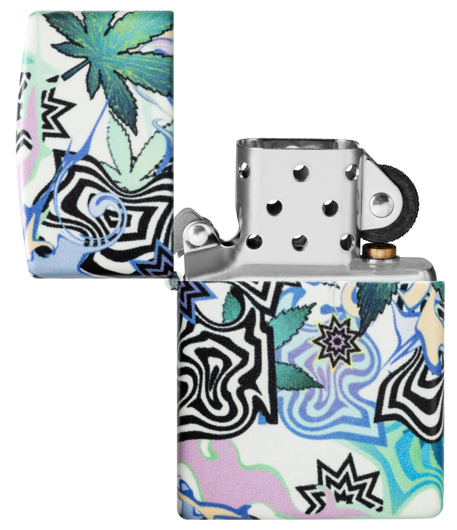 diseño abstracto de cannabis