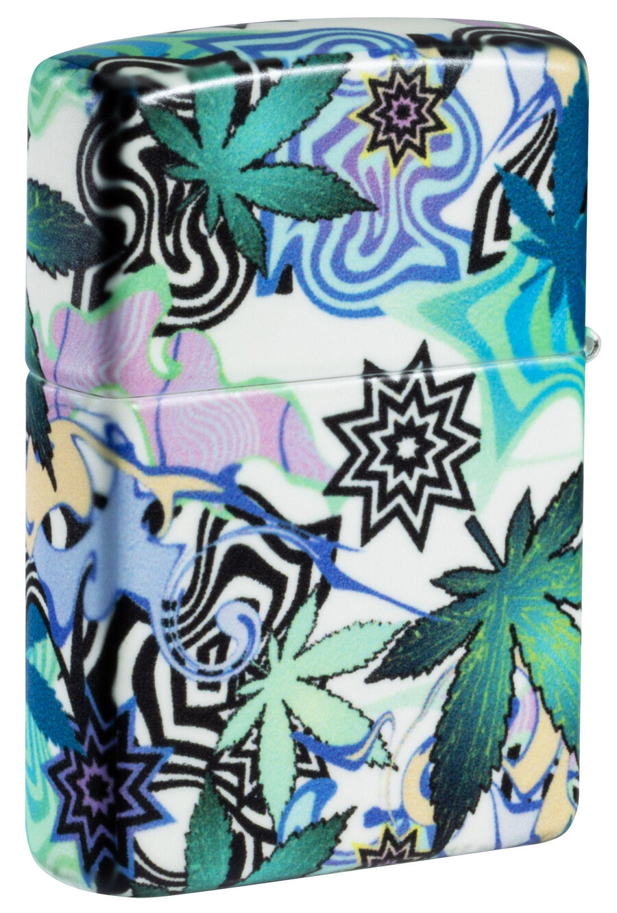 diseño abstracto de cannabis