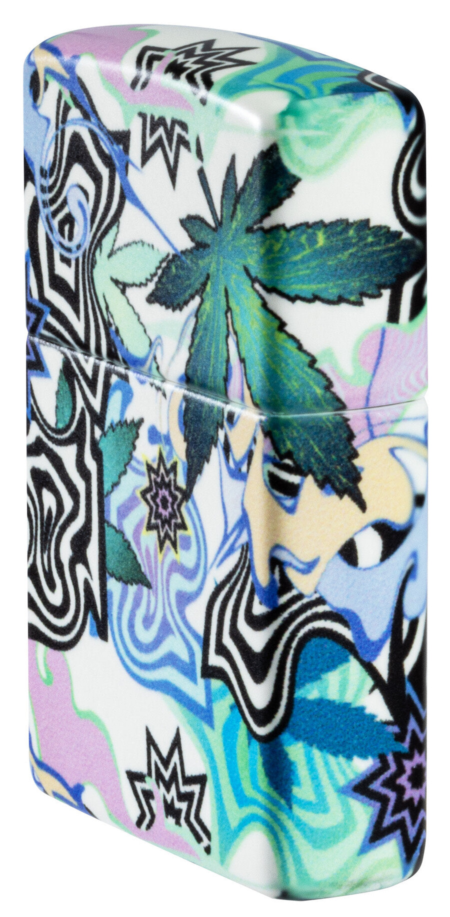 diseño abstracto de cannabis