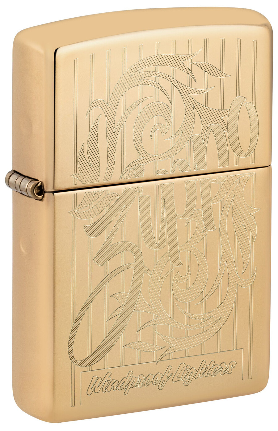 diseño de filigrana en espiral de zippo