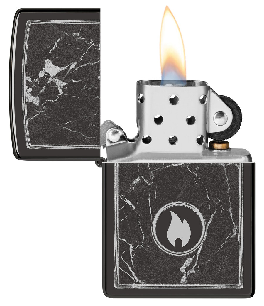 diseño de llama de mármol