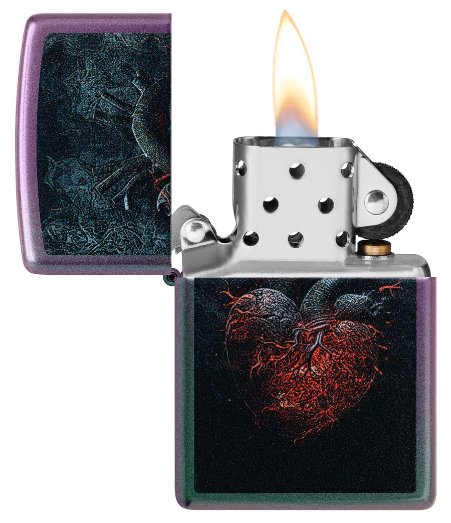 diseño de corazón oscuro