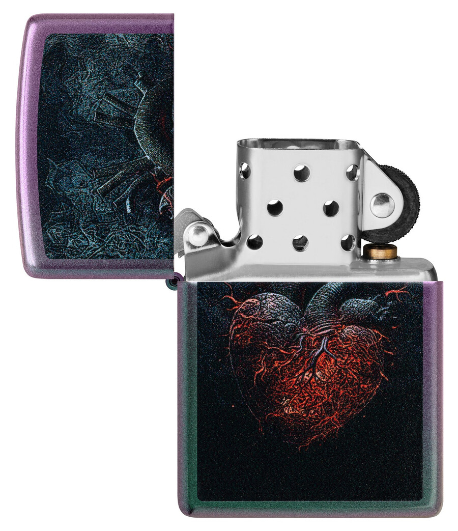 diseño de corazón oscuro