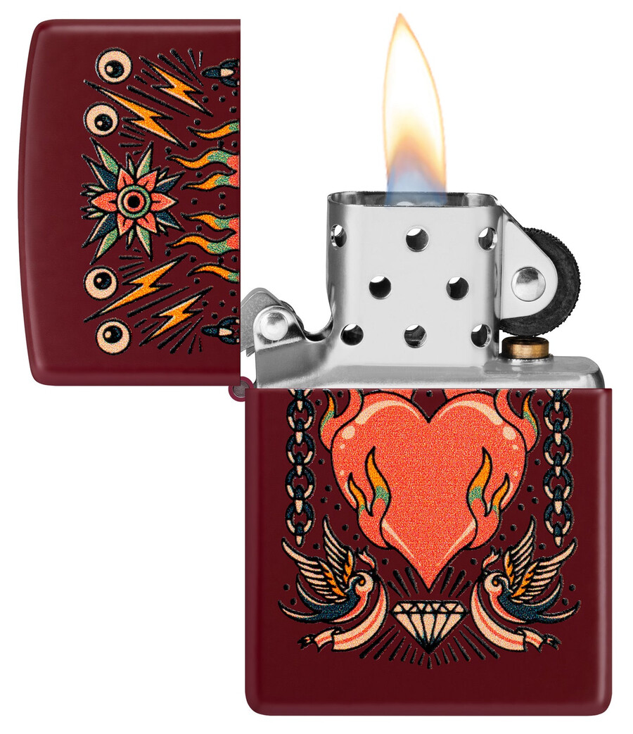 diseño de tatuaje de corazón