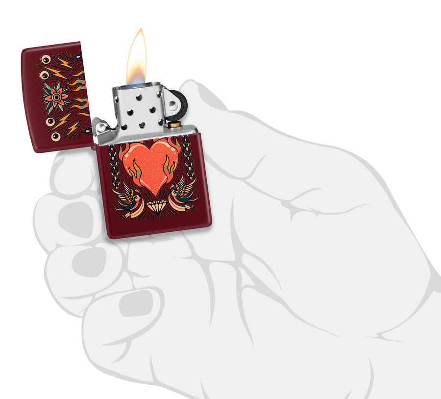 diseño de tatuaje de corazón