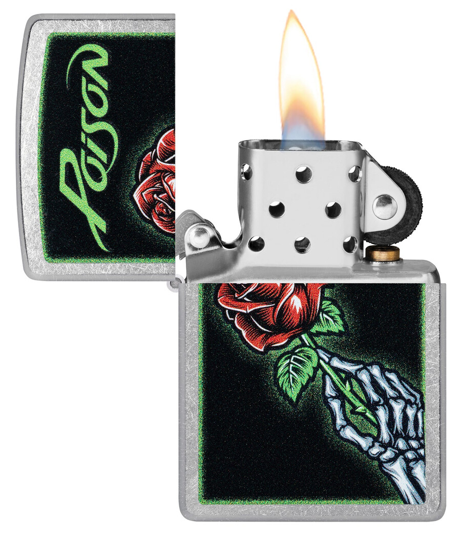 diseño de rosa venenosa
