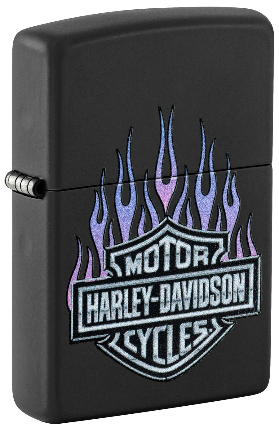diseño de llamas moradas de harley-davidson