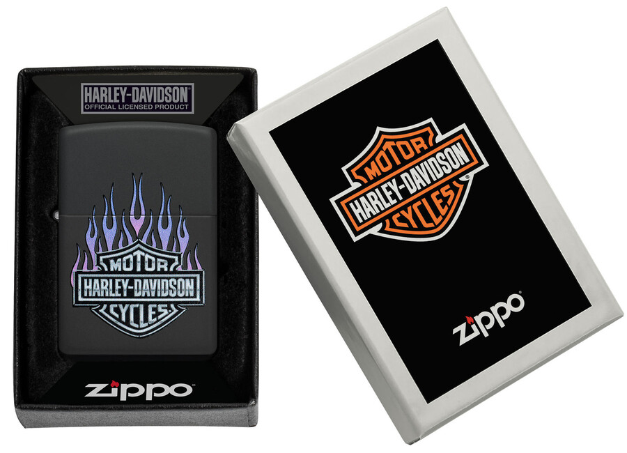diseño de llamas moradas de harley-davidson