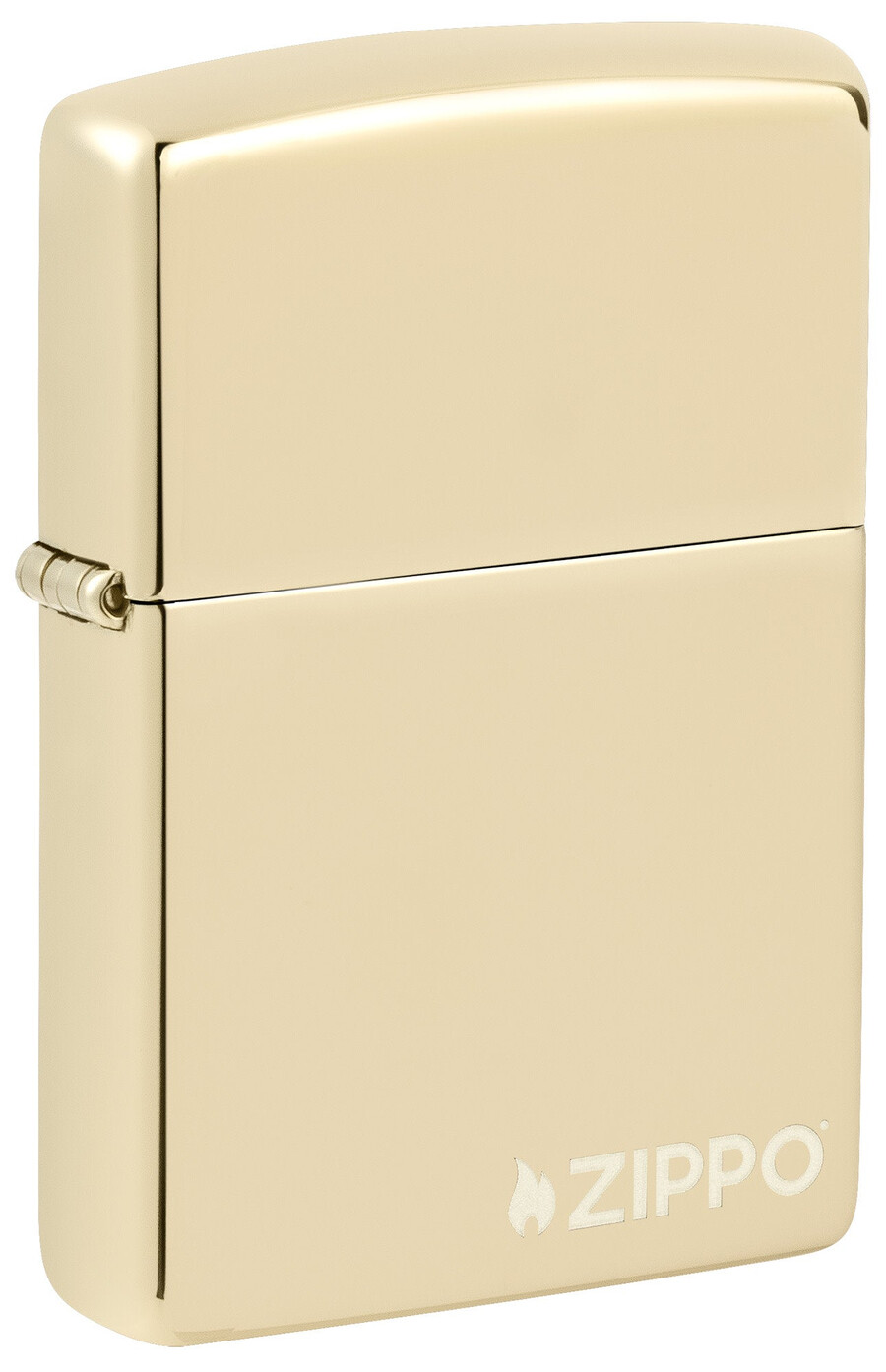 logotipo clásico de zippo de champán